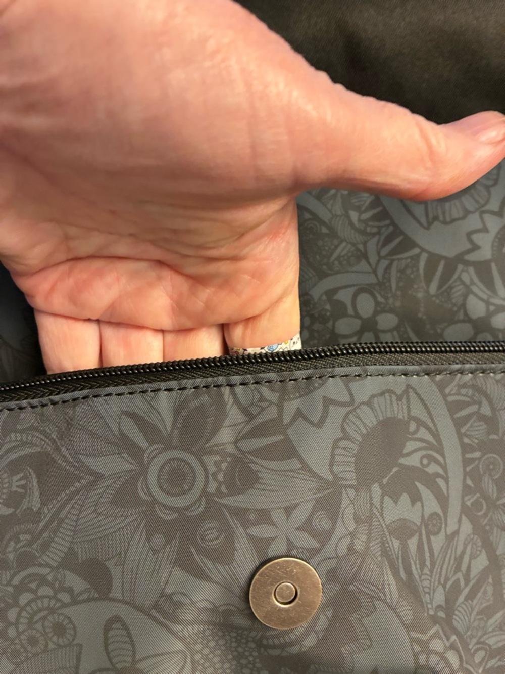 Sakroots Floral Print Gray Backpack - Picture 4 of 8